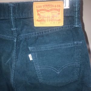 Levi’s Emerald Green Waist 29 Pants Corduroy
